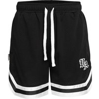 Unfair Athletics Short - Backyard Mesh Shorts - S bis XL - für Männer - Größe L - schwarz/grau/weiß von UNFAIR ATHLETICS