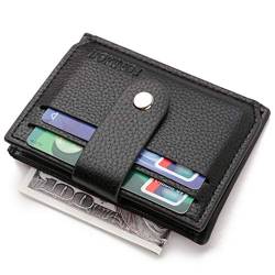 UNFAIR Mode Leder Männer Slim Mini Brieftasche, Geld Fall Kreditkartenhalter, Münzfach von UNFAIR