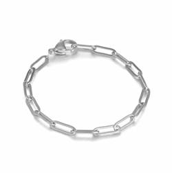 Büroklammer-Armbänder für Frauen, Edelstahl, zierlicher Schnitt, Büroklammer-Kette, personalisierter Stil, Büroklammer, verstellbares Armband, Schmuck, Geschenke, Edelstahl, Ohne Edelstein. von UNIFT