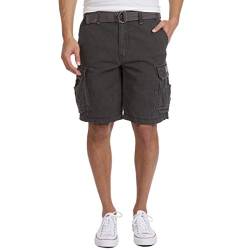 UNIONBAY Herren Survivor Belted Cargo Short Cargohose, Andorid, 50 von UNIONBAY