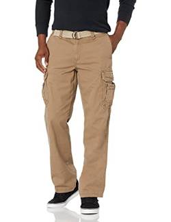 UNIONBAY Herren Survivor IV Relaxed Fit Cargo Pant Freizeithosen, Dugout, 36W / 30L von UNIONBAY