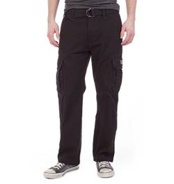 UNIONBAY Herren Survivor Iv Relaxed Fit Cargo Pant-Reg Big and Tall Sizes Freizeithosen, schwarz, 44W / 32L von UNIONBAY