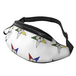 Sunset Beach Bumbag Fanny Pack mit verstellbarem Riemen Hüfttasche für Männer Frauen Reisen Wandern Laufen, Sterne Oststerne, Einheitsgröße von UNIOND