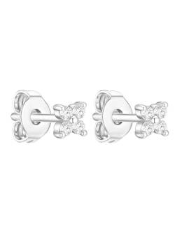 UNIQA Jewels - 925 Sterling Silber Damen Blumen Ohrstecker, Silber oder Gold Blumenförmige Ohrringe, Kleine Ohrringe für Frauen, Mädchen und Kinder Nickelfrei von UNIQA JEWELS