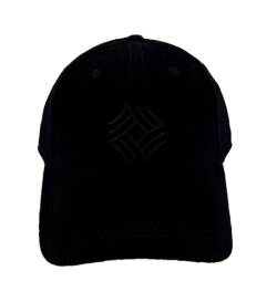 UNISOIRE Cap Cord, Damen Herren, Baseballcap Unisex Verstellbar Basecap Sonnenschutz Sport Cap für Sport Draußen, Einheitsgröße (DE/NL/SE/PL, Alphanumerisch, Einheitsgröße, Schwarz) von UNISOIRE