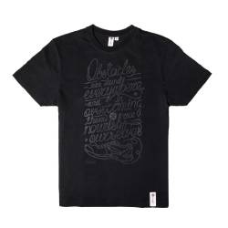 UNTAMED Parkour T-Shirt Obstacles Black on Black von UNTAMED