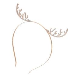 Damen Weihnachten Stirnbänder 3d -geweih Haarbänder Glänzende Strassstirnband Weihnachts -prom von UNeedVog