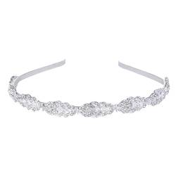 Frauen Weihnachten Stirnbänder Gold Silber Strass Haarbänder Braut -prom -haarzubehör von UNeedVog