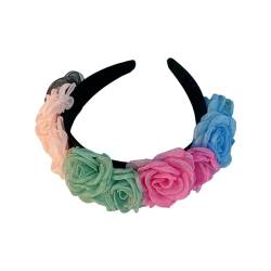 Frauen Weihnachten Stirnbänder Handgefertigtes 3d -netz Blumenstirnband Brauthaarbänder Party von UNeedVog