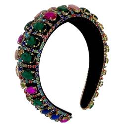 Frauen Weihnachten Stirnbänder Strass Haarbänder Wide-Brim Sponge Headband von UNeedVog