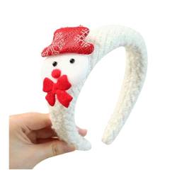 Frauen Weihnachten Stirnbänder Süßes Weißes Haarbänder Cartoon Santa Claus Snowman Deer Stirnband von UNeedVog