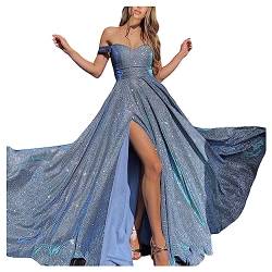 Frauenkleid Pine Big Swing Tube Top Kleid High Slit V-Ausschnitt Kleider Fantasy Prinzessinstil von UNeedVog