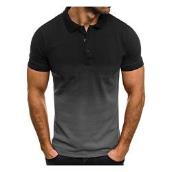 Polo Shirt Herren Shirts Kurzarm Fitness T-Shirt Sommergeschäft Casual Polos von UNeedVog