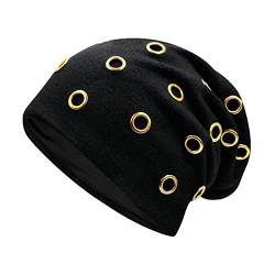 Punk-wintermützen, Hip-hop-Hut, Pullover-Kappe für Männer und Frauen, Warme Turban Cap Outdoor Cap von UNeedVog