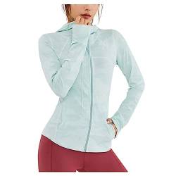 UNeedVog Frauen Sonnenschutzkleidung Uv -Schutz Laufen Atmungsaktive SPF -Jacke Schlanker Drucksonnen Block von UNeedVog
