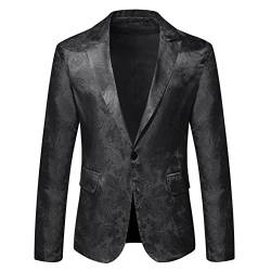 UNeedVog Männer Luxus Paisley Tuxedo Blazer One Button Dinner Party Hochzeitsanzugjacke von UNeedVog