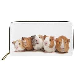 UOIMAG Damen-Geldbörse, PU-Leder, Kreditkartenhalter, Münztasche, Reise-Organizer-Taschen, Meerschweinchen, ONE SIZE-20x11x2.5CM von UOIMAG