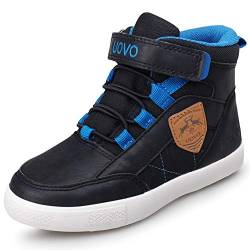 UOVO Kinderschuhe Jungen Turnschuhe Jungenstiefel Sneaker Outdoor rutschfeste weiche Stiefel Blau 29 von UOVO