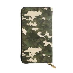 Armee-Camouflage-Kosmetiktasche, Unisex, Leder, Reißverschluss, für Party, Reisen, Urlaub, Geschenke, Schwarz , Einheitsgröße von UPIKIT