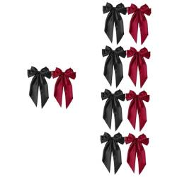 UPKOCH 10 Stk Schmetterling Haarspange Kopfschmuck Halloween-haarschleifen Haarbänder Große Haarschleifen Für Mädchen Haarspangen Für Damen Legierung Krawatte Clip von UPKOCH