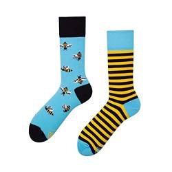 Verrückte Socken MM damen und herren crazy socks BEE BEE Wespe Funny Socks (43-46) von UPMSX