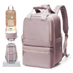 UPPACK Handgepäck Rucksack Damen Travel Backpack 40x20x25 für Ryanair Reiserucksack Daypacks Mädchen Rucksack Wasserdicht Business Rucksack Damen Weekendertasche Rosa von UPPACK