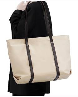 UPPACK Handtasche Damen Umhängetasche Laptoptasche Tote Bag Handtaschen Tasche Shopper Damen Tasche Groß Lehrertasche Damen Tasche Umhängetaschen Khaki von UPPACK