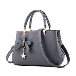 URAQT Damen Handtasche Schulterbeutel,PU Leder Damenhandtaschen Frauen Stilvolle PU Schultertasche Taschen Umhängetasche Geschenke für Damen mit Viele Taschen Fächer von URAQT