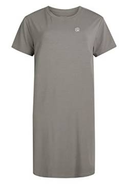 URBAN QUEST Damen Urban Quest Dress Bamboo Grey Night Shirt, Grau, M EU von URBAN QUEST