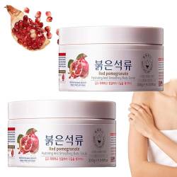 Korea GONGP Red Pomegranate Feuchtigkeitsspendendes Und Glättendes Körperpeeling, Granatapfel-Körper-Peeling, Sanftes Peeling, Glättendes Und Glättendes Körperpeeling (2Pcs) von URWEIGH