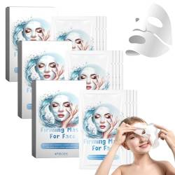 Koreanische Bio-Collagen True Deep Mask, Bio-Collagen Real Deep Mask, Collagen-Maske Für Das Gesicht, Collagen Reverse Film Volume Peel-Off-Maske, Reine Collagenfilme (12Stück/3Box) von URWEIGH