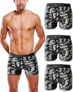 USA Griffin Boxershorts Herren Unterhosen Männer Unterwäsche Men Shorts Pants Baumwolle Underwear Bottoms 3er Pack von USA Griffin