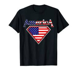 America Super USA T-Shirt von USA Patriotic Apparel Unabhängigkeitstag