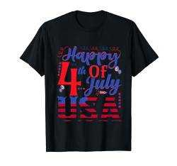 Happy 4th Of July USA T-Shirt von USA Patriotic Apparel Unabhängigkeitstag