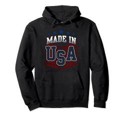 Made In USA Pullover Hoodie von USA Patriotic Apparel Unabhängigkeitstag