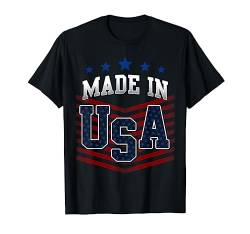 Made In USA T-Shirt von USA Patriotic Apparel Unabhängigkeitstag