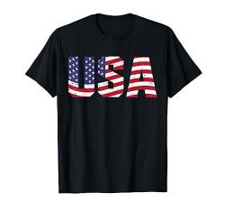 USA America Flag T-Shirt von USA Patriotic Apparel Unabhängigkeitstag