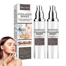 Collagen Boost Anti-Aging Serum, Collagen Boost Cream, Collagen Booster for Face with Hyaluronic Acid, Anti Aging Serum For Women (2pcs) von USMASK