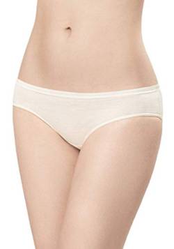 UTENOS 100% Merinowolle Damen Taillenslip (S, Natural (Ivory)) von UTENOS