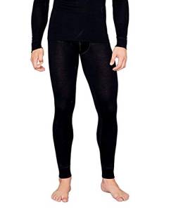 UTENOS 100% Merinowolle Herren Thermo Unterhose, Schwarz, S von UTENOS