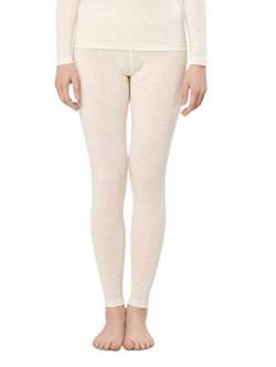 UTENOS Merino Wolle Ultra Soft Damen lange Hosen Unterhose, Natural (Ivory), L von UTENOS