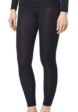 UTENOS Weiche Leggings für Damen aus 100% Merinowolle (XL, Schwarz) von UTENOS