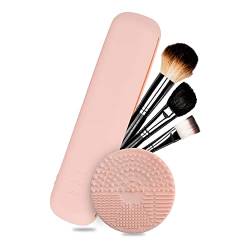 UTILE Reise-Make-up-Schwamm-Pinselhalter – weiches Silikon Beauty Make-up Pinsel Blender Fall Organizer für Reisen, Pink von UTILE