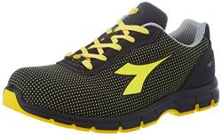 Diadora Herren Run Atom Low S3 SRC ESD, Black Yellow Croms, 36 EU von UTILITY DIADORA