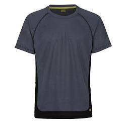 Diadora Sport T-Shirt/Trekking T-Shirt Trail, grau/schwarz, Größe L von UTILITY DIADORA