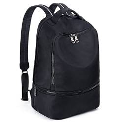 UTO Damen Herren Rucksack mit Schuhfach wasserdichte Leichte Umhängetasche Reflektierende Bänder für Sport Gym Wandern von UTO