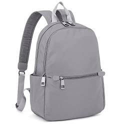 UTO Rucksack damen Schule Wasserdichter 14 Zoll Laptop Schulrucksack für Mädchen Jungen Teenager Freizeit Wandern Daypack Einfarbiger Backpack Laotoptasche Klassischer Fashion Tagesrucksack Schwarz von UTO