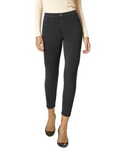 UTOPIA By HUE Damen Skimmer Filzwilling Leggings, Schwarz, M von UTOPIA By HUE