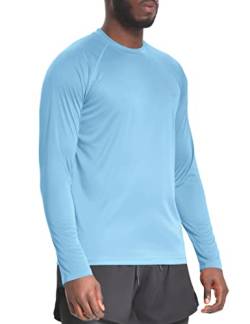 Langarmshirt Herren UV T-Shirt UPF 50+ Sport Sonnenschutz Für Outdoor Surfen Laufen Angeln Wandern Gym von UUE