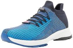 UYN FOR BUGATTI Herren PACE White Sole Sneaker, Blue, 43 EU von UYN FOR BUGATTI